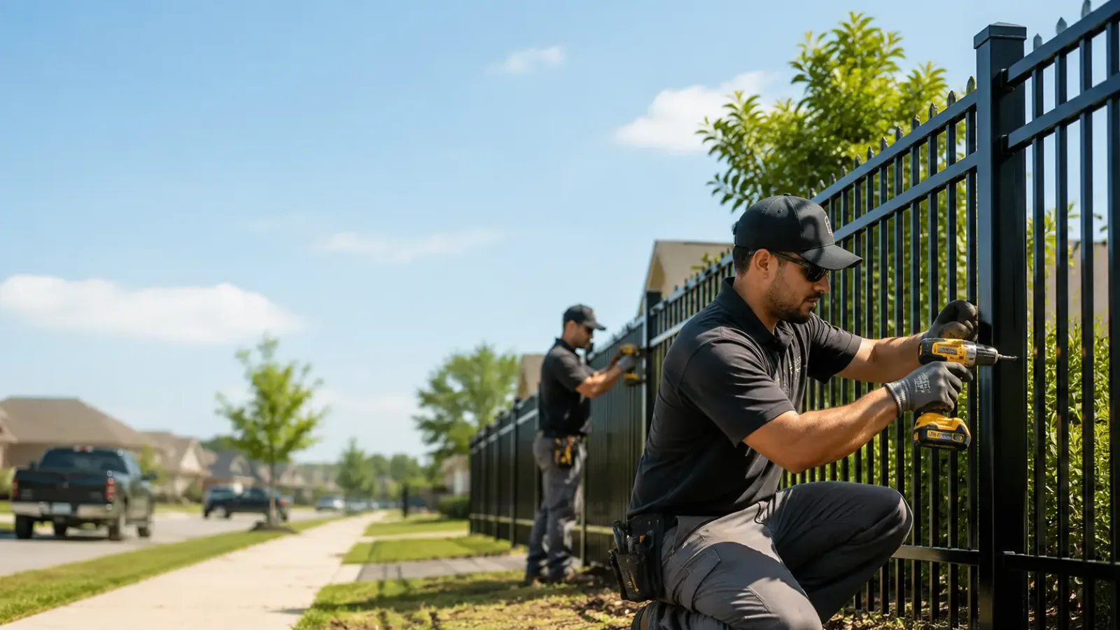 Metal Fence Installation in Lake Zurich, IL